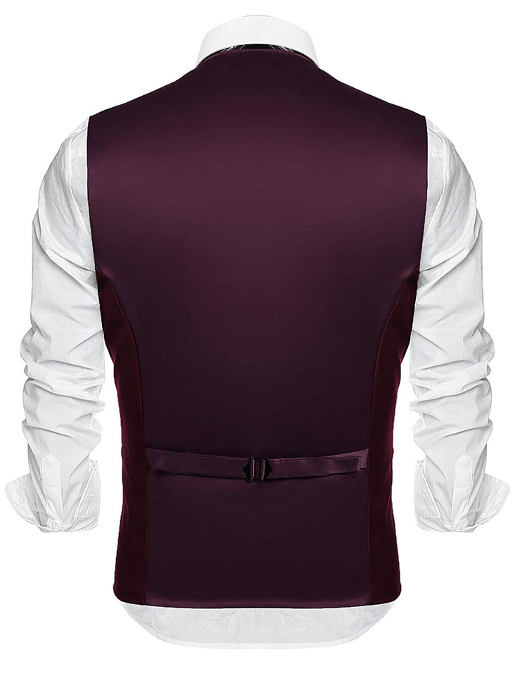 COOFANDY Chaleco de Vestir para Hombre, Estilo Formal, Ajustado, Chaleco