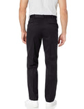 Perry Ellis Pantalón de algodón de Ajuste clásico con Parte Delantera Plana. Pantalones para Hombre
