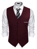 COOFANDY Chaleco de Vestir para Hombre, Estilo Formal, Ajustado, Chaleco