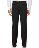 Perry Ellis Pantalón de algodón de Ajuste clásico con Parte Delantera Plana. Pantalones para Hombre