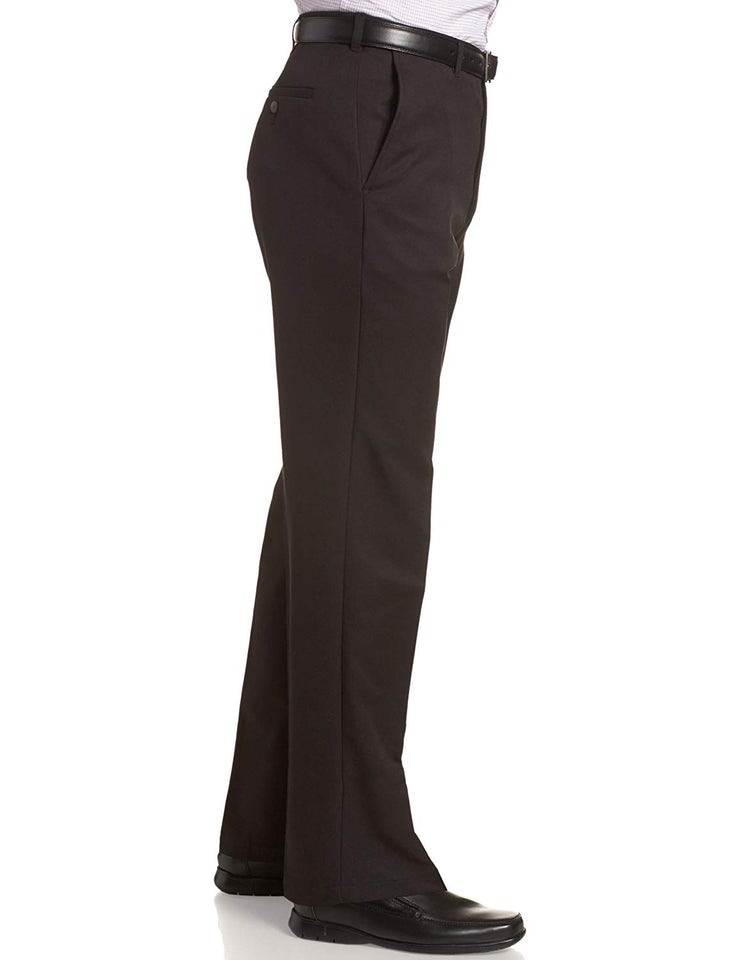 Haggar Cool 18 Pantalón Oculto de Cintura expandible para Hombre