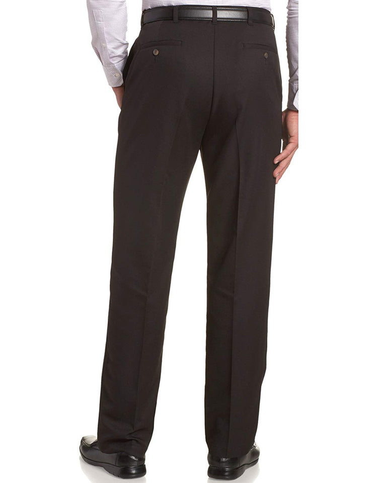 Haggar Cool 18 Pantalón Oculto de Cintura expandible para Hombre