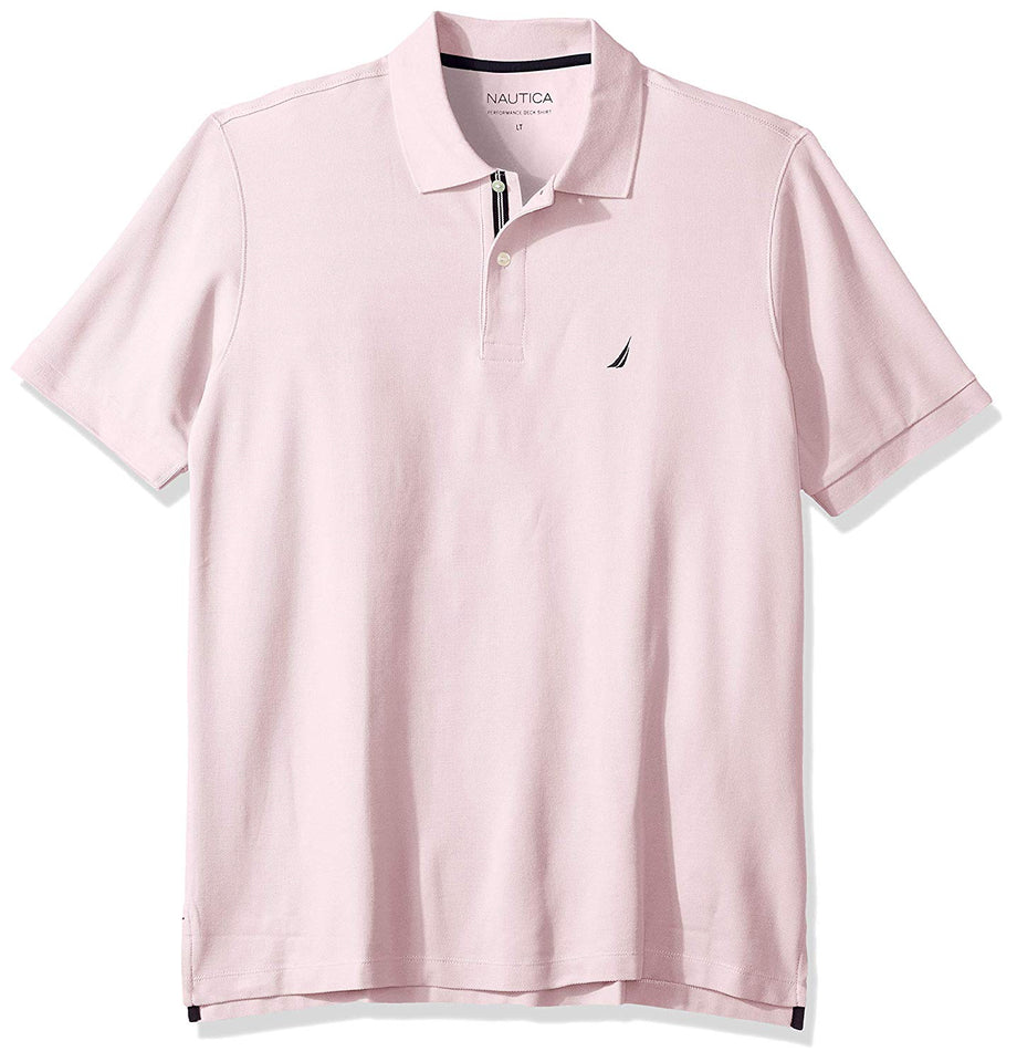 Nautica Playera Polo de Manga Corta para Hombre, Talla Grande y Alta, Ajuste clásico