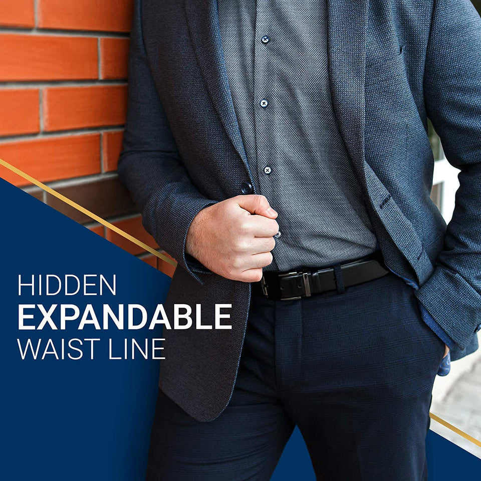 Pembrook - Pantalones para Hombre - Vestido de Cintura Extensible o Faldas Casuales - Trabajo, Golf, Chinos